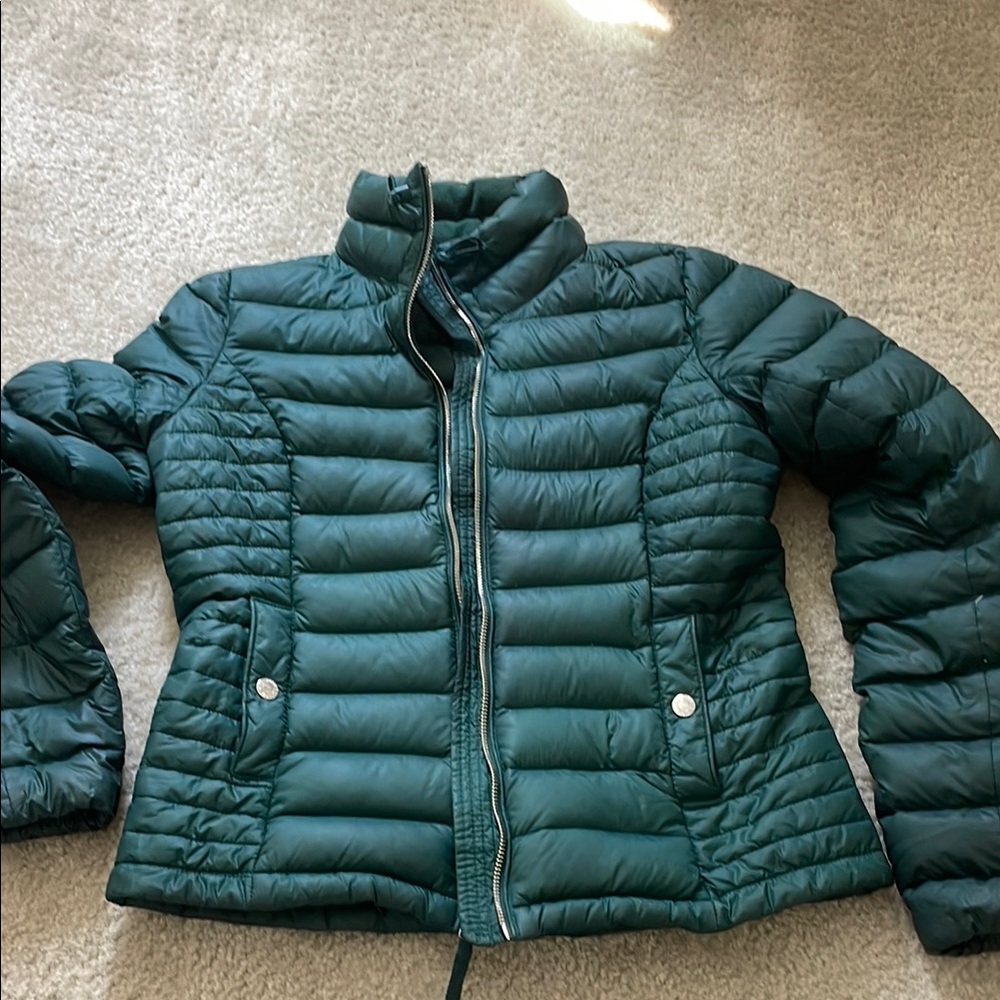 Abercrombie Green puffer Women's Jacket